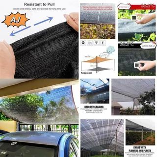 IMUTO Anti UV 90% Sunshade Net black and brown Outdoor Garden Net Farm Net Greenhouse Net Sunscreen