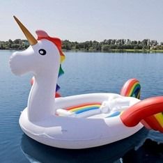 Inflatable Unicorn Islands for 6 8 Person Sports Equipment