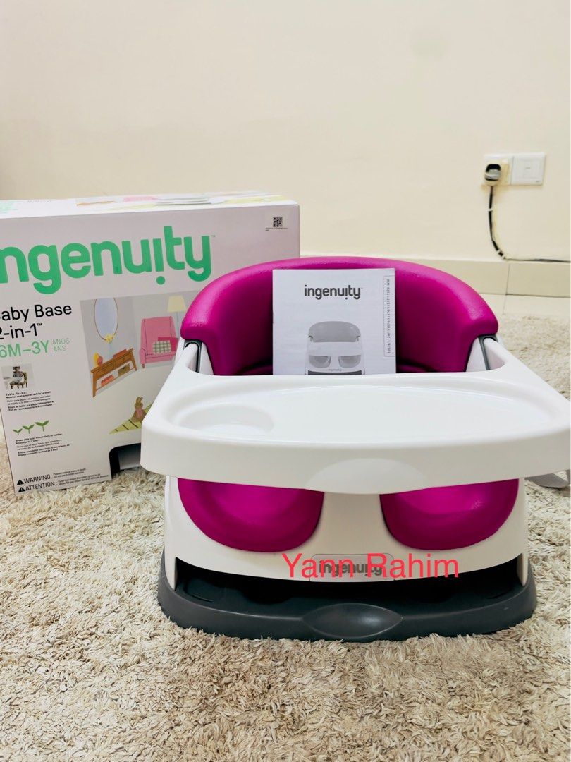 Ingenuity baby shop seat pink