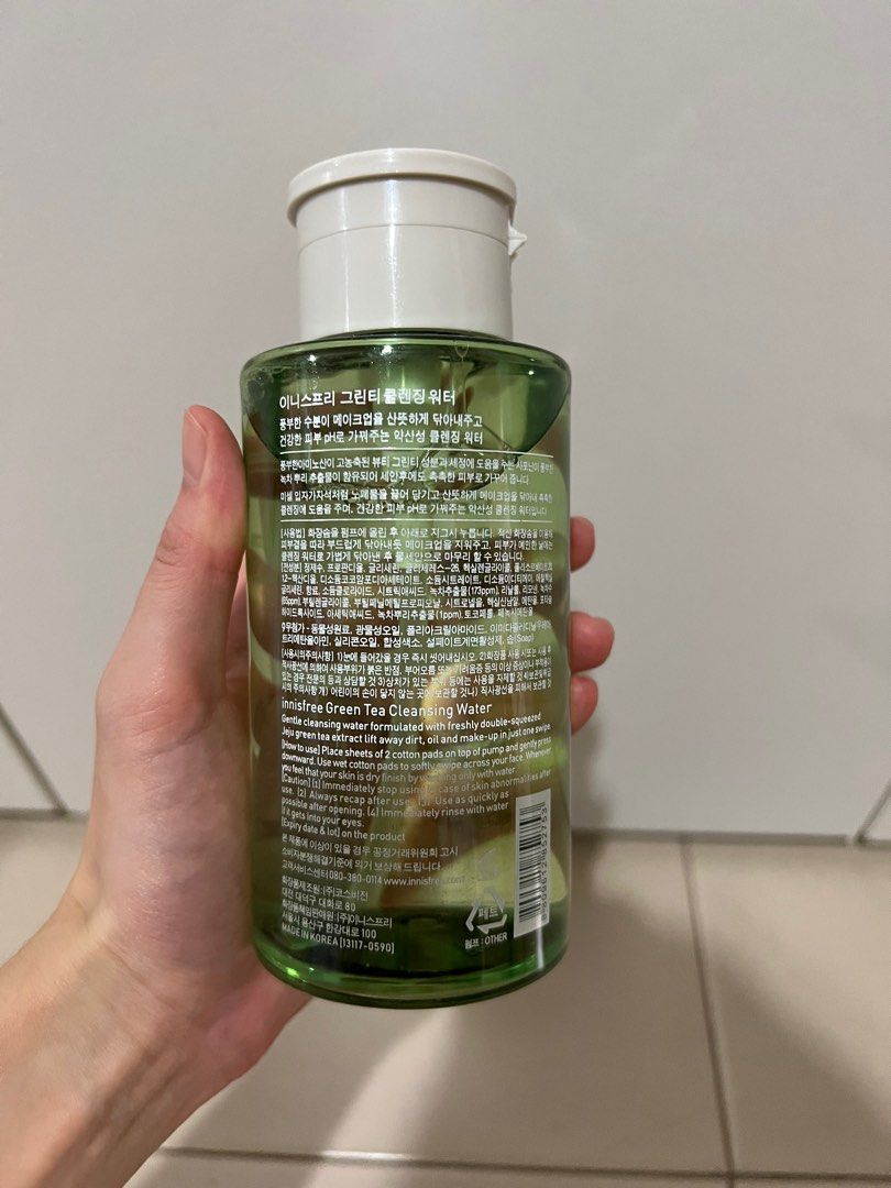 Innisfree Green Tea Cleansing Water 300ml, Beauty & Personal Care, Face