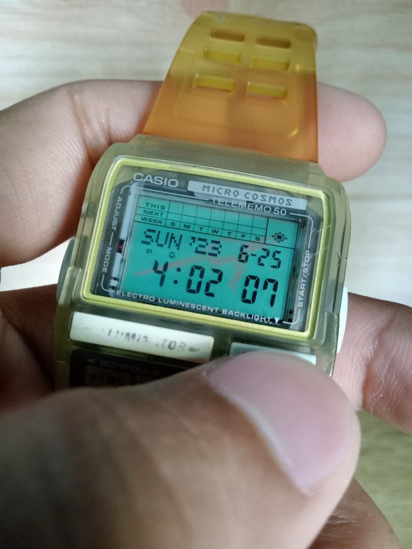 Jam Casio Dbc63 Databank Vintage Watch, Men's Fashion, Watches