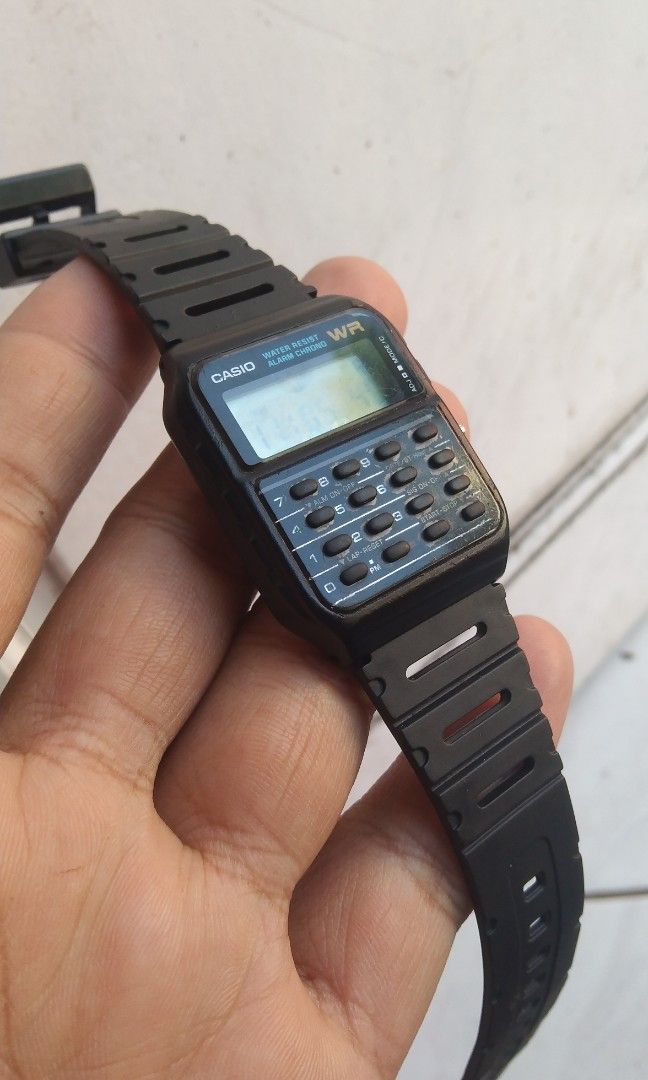 Jam tangan Casio calculator original on Carousell