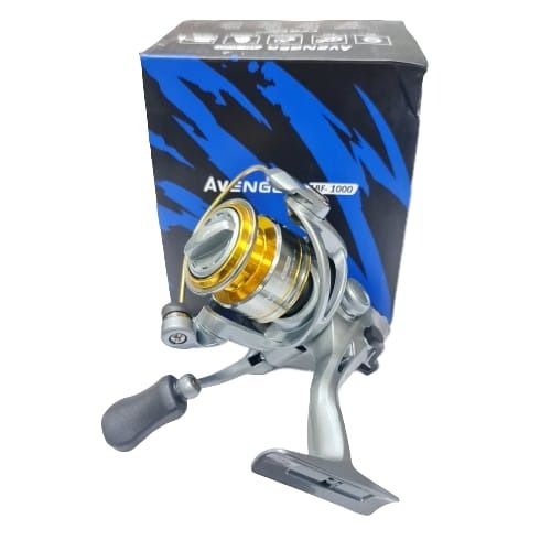 Moulinet De Pêche Okuma Avenger ABF-500 Baitfeeding - Taille 500, Argenté, Traînée Lisse