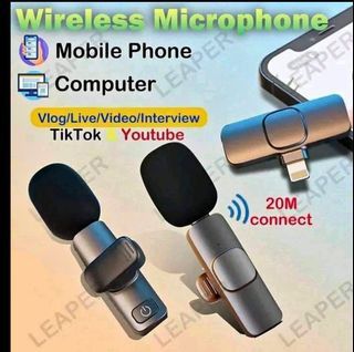 K9 WIRELESS MICROPHONE DUAL MIC IPHONE TYPEC