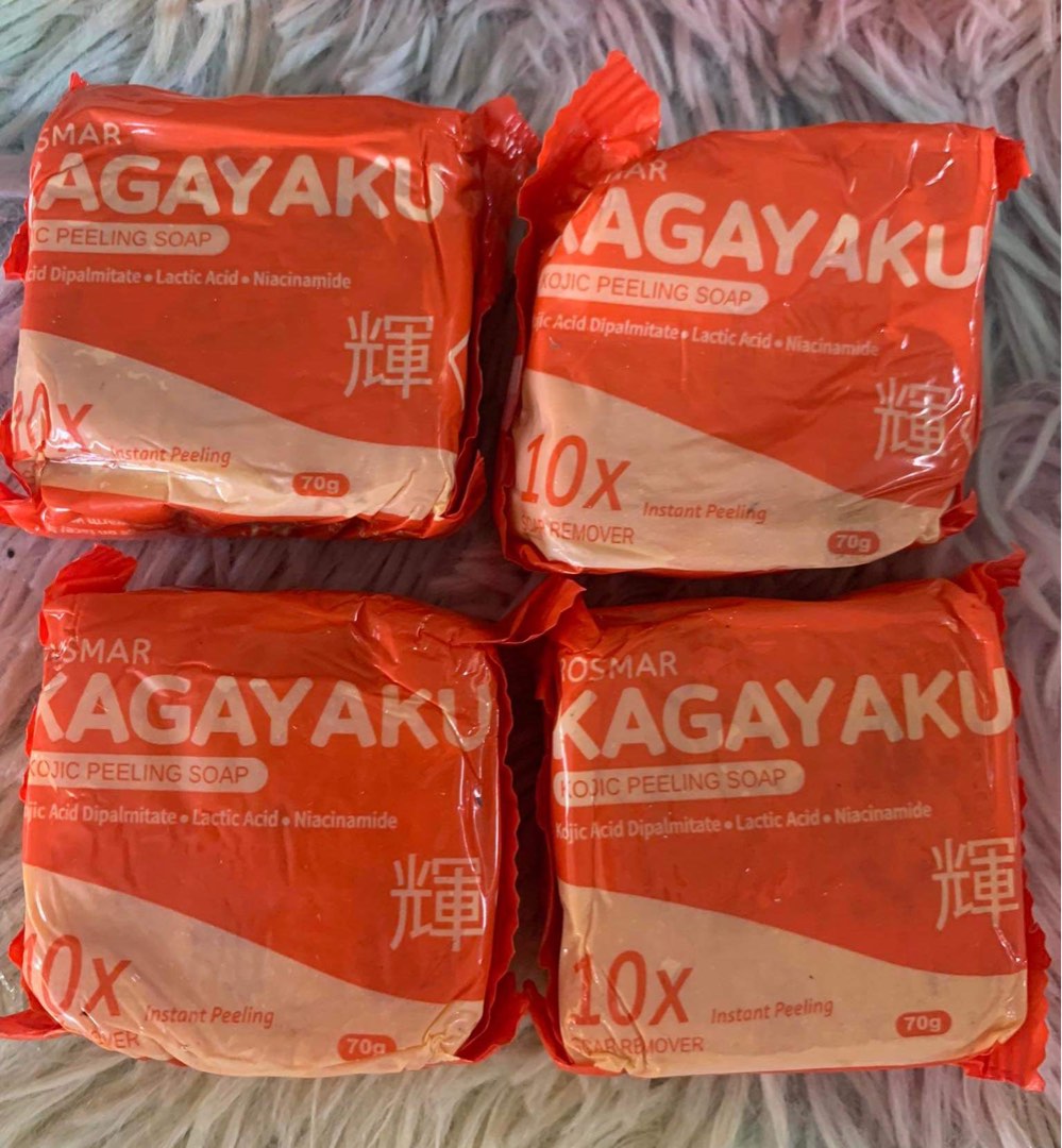 Kagayaku Peeling Soap 70g Take All pcs 155 pesos sets available,  Beauty  Personal Care, Bath  Body, Body Care on Carousell