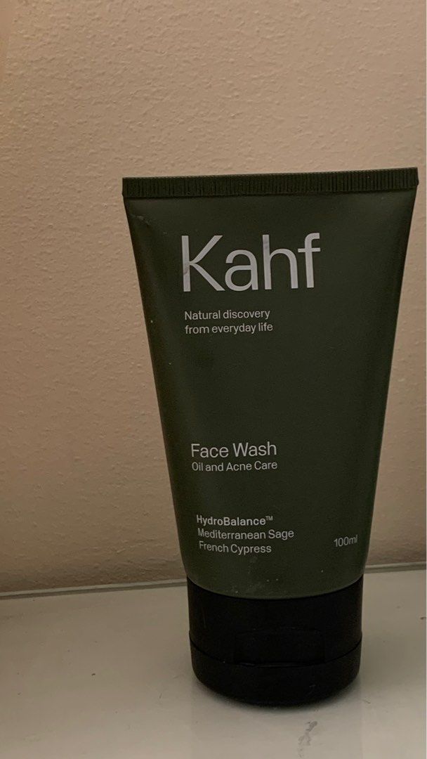 kahf face wash oil and acne care 100 ml ori original obat cuci muka