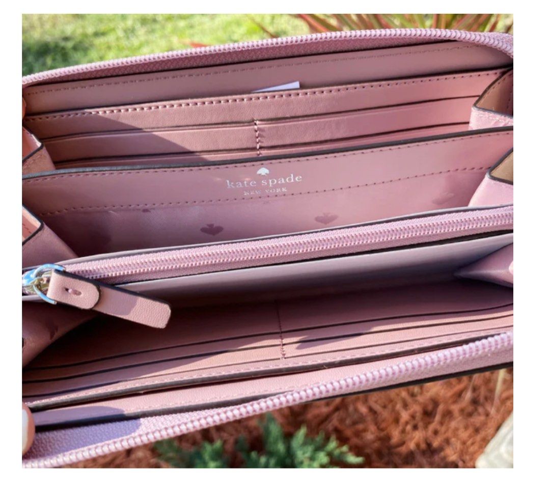 Kate spade peony new arrivals wallet