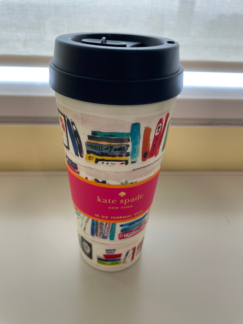 Kate Spade Like a Book Thermal Mug