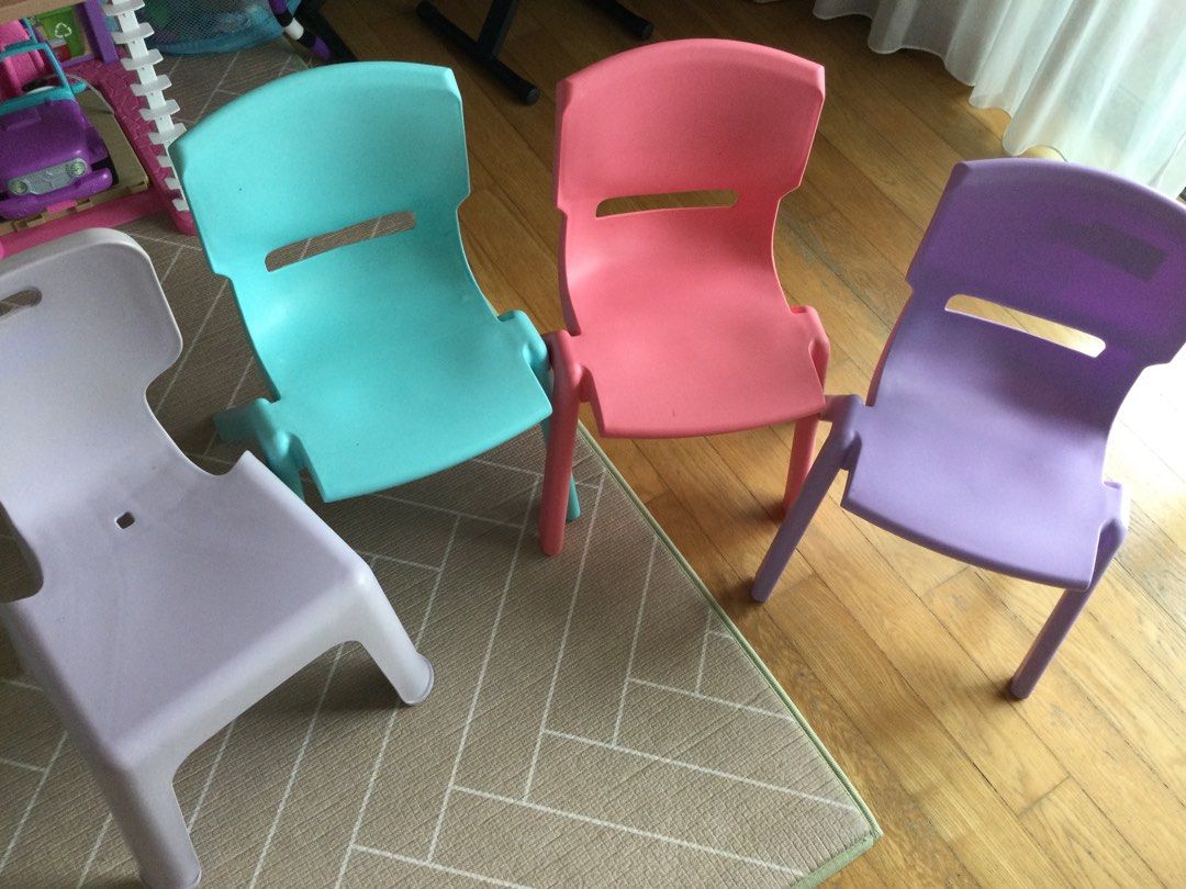 Home bargains sale childrens plastic chairs