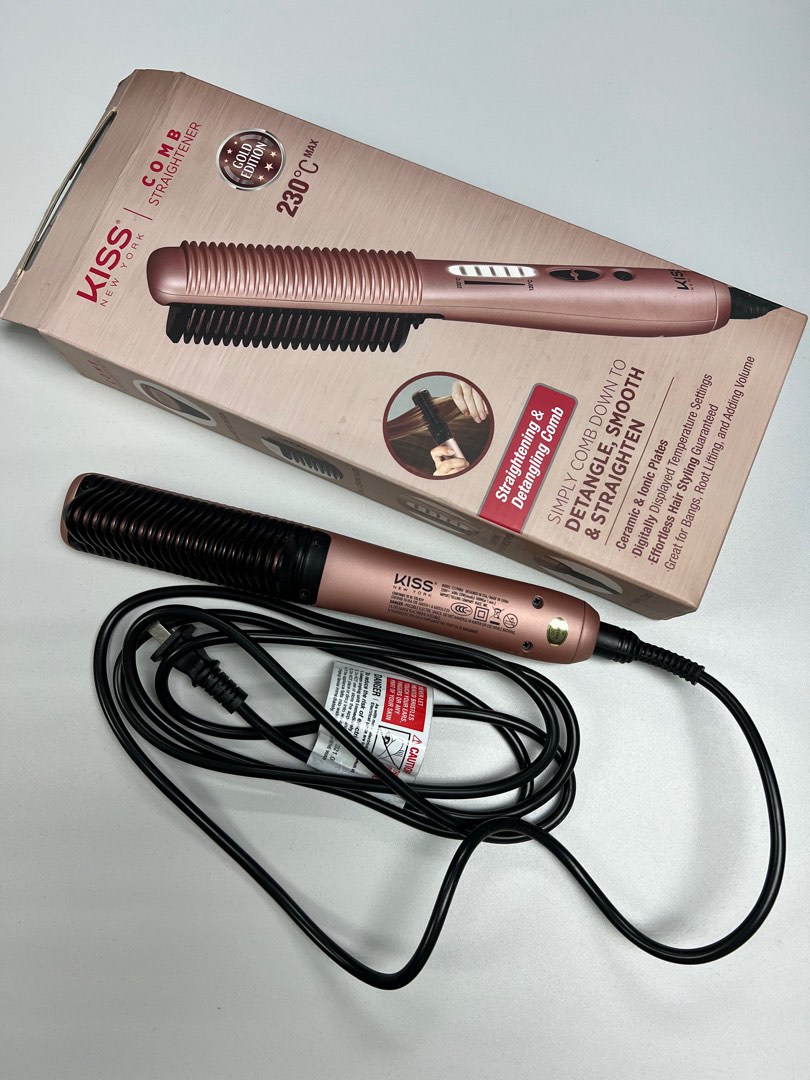 Kiss comb deals straightener reviews