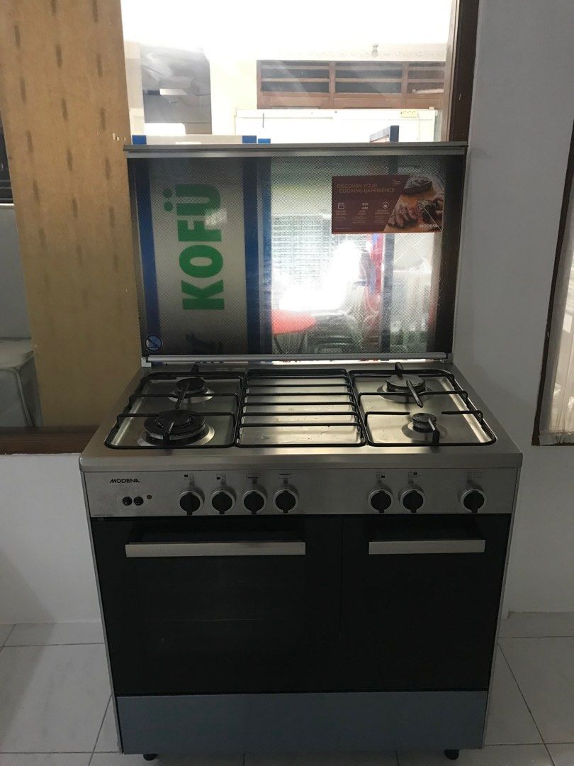 Kompor oven Modena Freestanding 2 pintu 4 tungku on Carousell