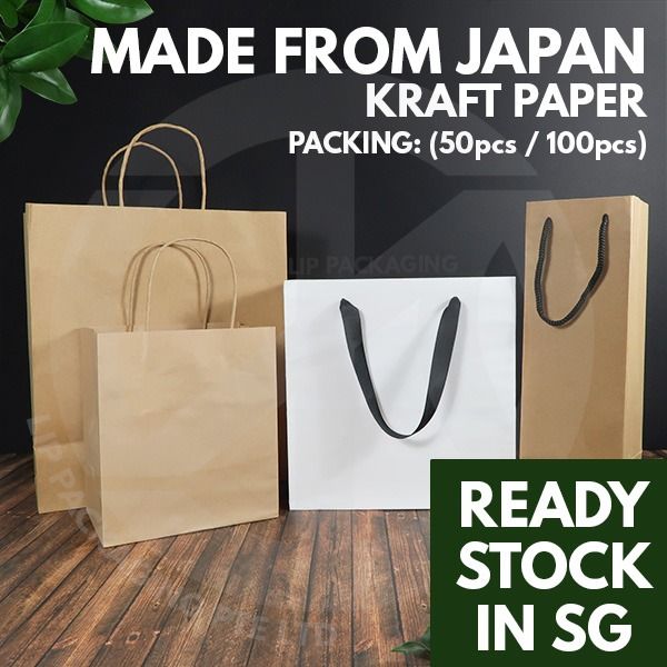 Takeaway paper bags store wholesale