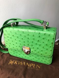 Sold at Auction: Kwanpen, Kwanpen Luxury Crocodile and Red Ostrich