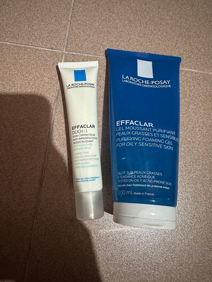 La Roche Posay Face Wash set (used), Beauty & Personal Care, Face, Face Care on Carousell