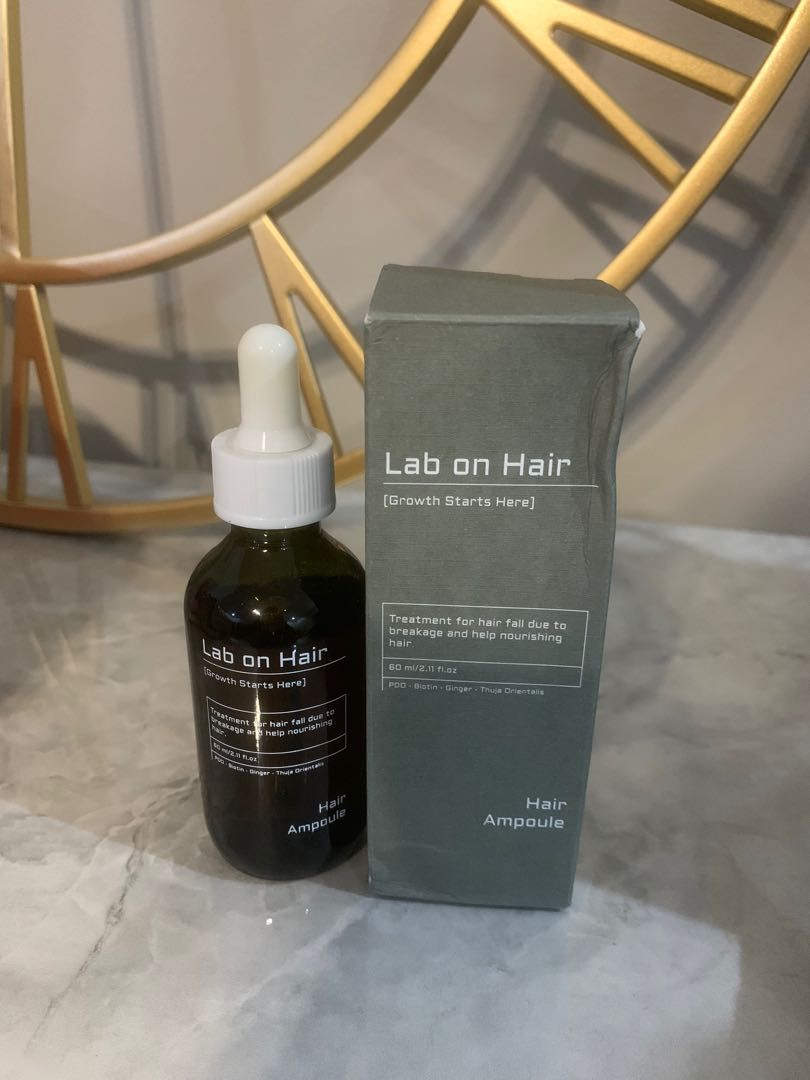 Lab on hair anti hair fall ampoule serum on Carousell