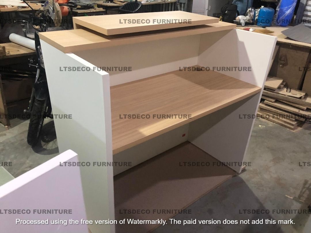Laminated counter table Office furniture/Office partitions, Furniture ...
