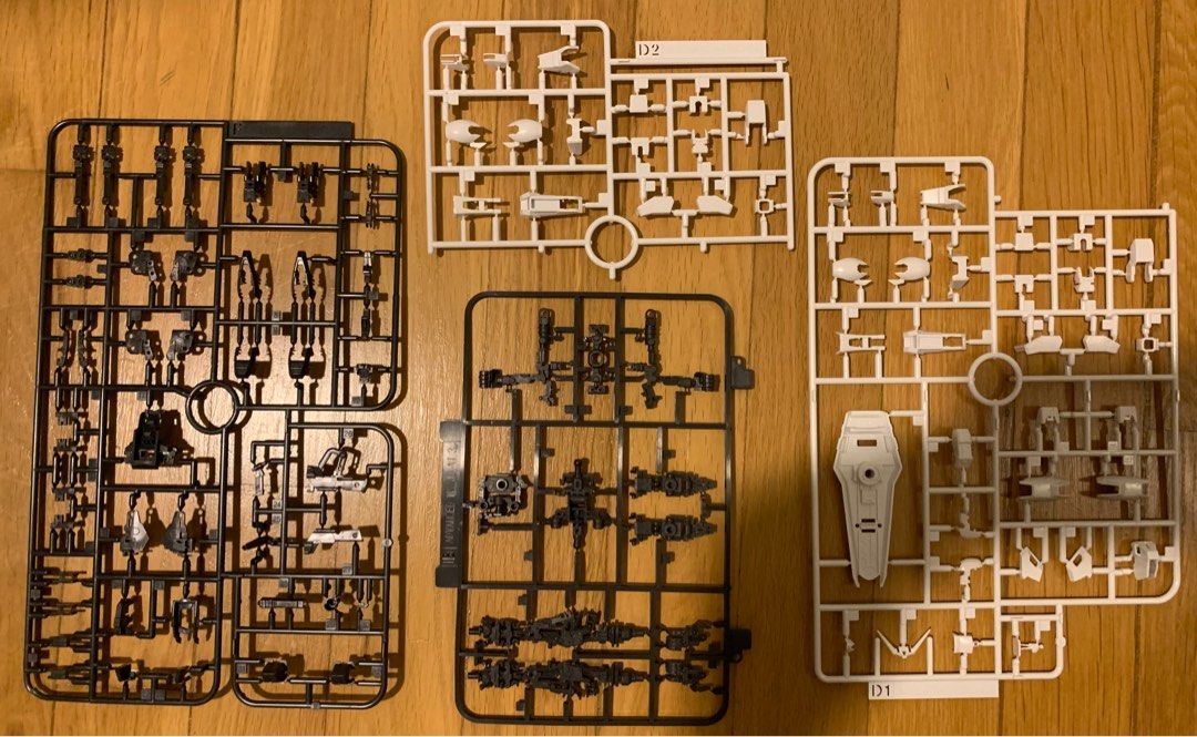 Rg Strike Box leftover gunpla parts: RG Strike/Skygrasper/all 3 striker packs + RG ...