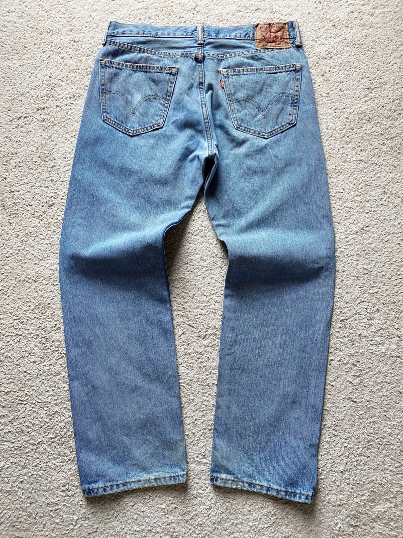 Levis 505 straight cut jeans Men s Fashion Bottoms Jeans on