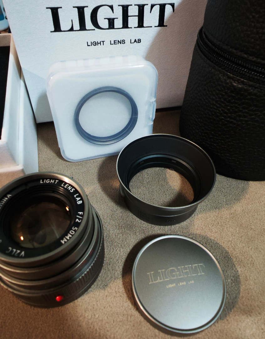 Light Lens Lab 50mm f/2 ELCAN V2LC Titanium Kit, Photography, Lens