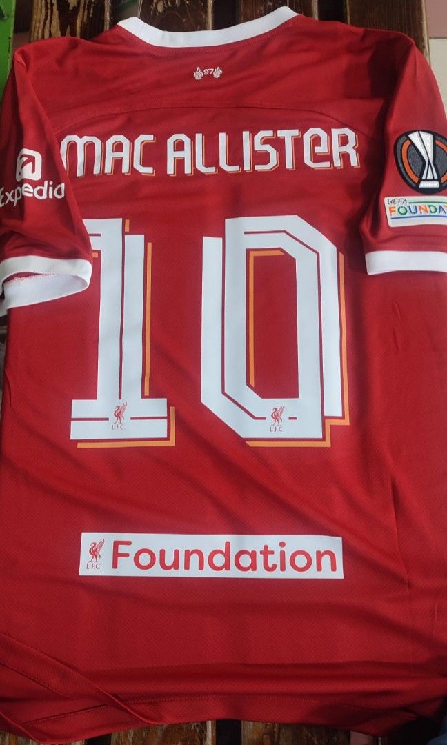 Liverpool shirt font shop