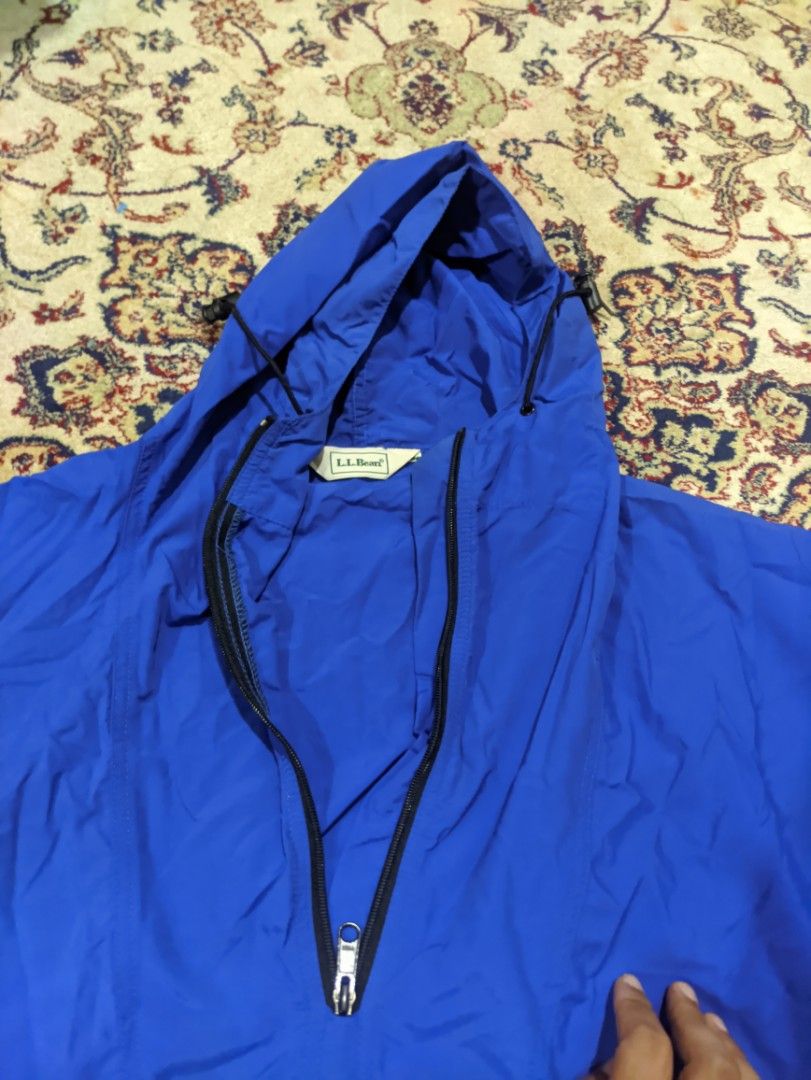Ll bean hotsell pullover rain jacket