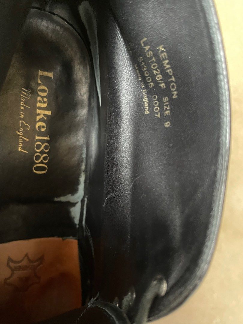 Loake Kempton Black Chukka Boots Size UK9.0 Men s Fashion