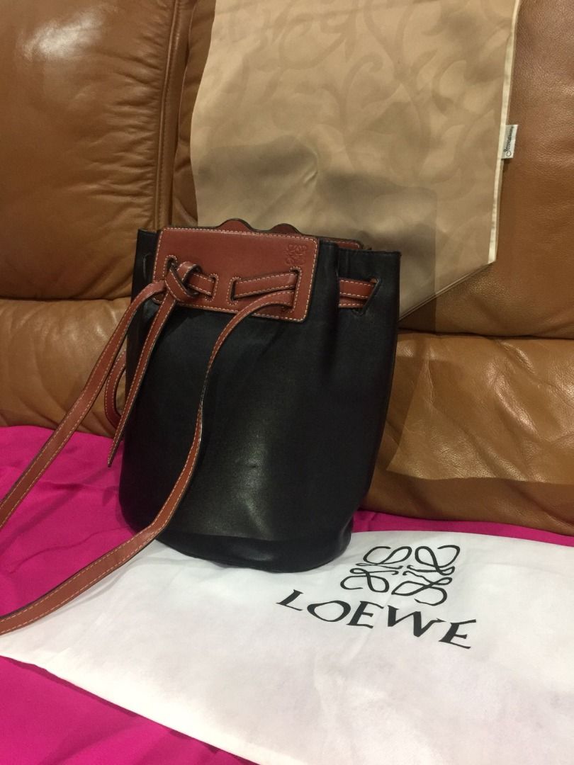 Loewe Lazo Bucket Two Tones Bag Barang Mewah Tas Dompet di Carousell