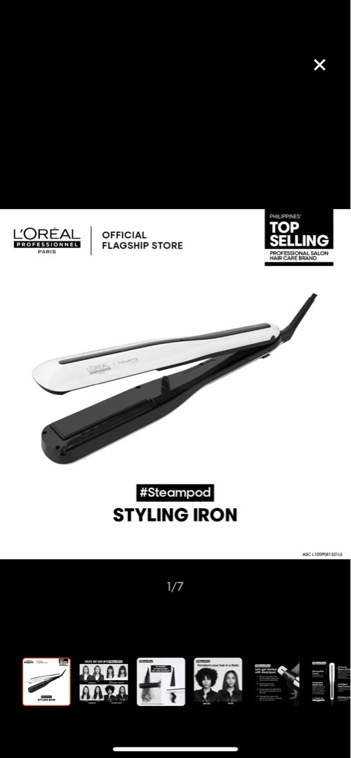 L'oreal Steampod, Women's Fashion, Watches & Accessories, Hair ...