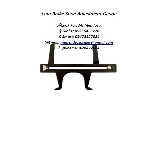 Lota Brake Shoe Adjustment Gauge on Carousell