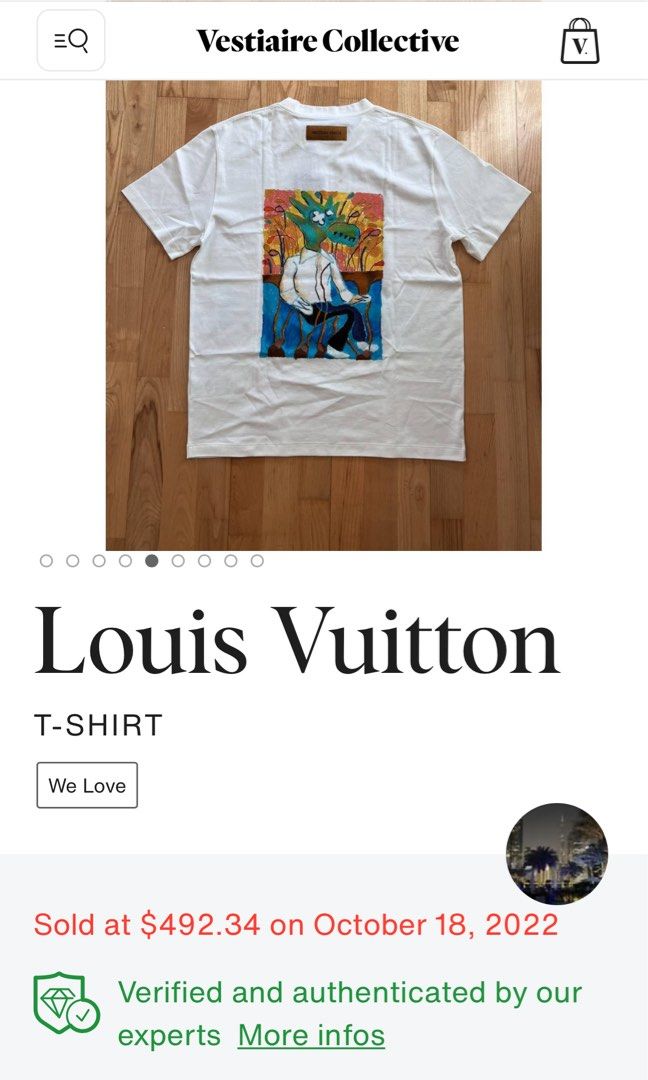 green Louis Vuitton T-shirts for Men - Vestiaire Collective