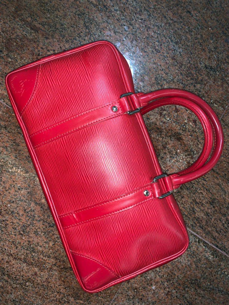 Red epi leather louis vuitton outlet