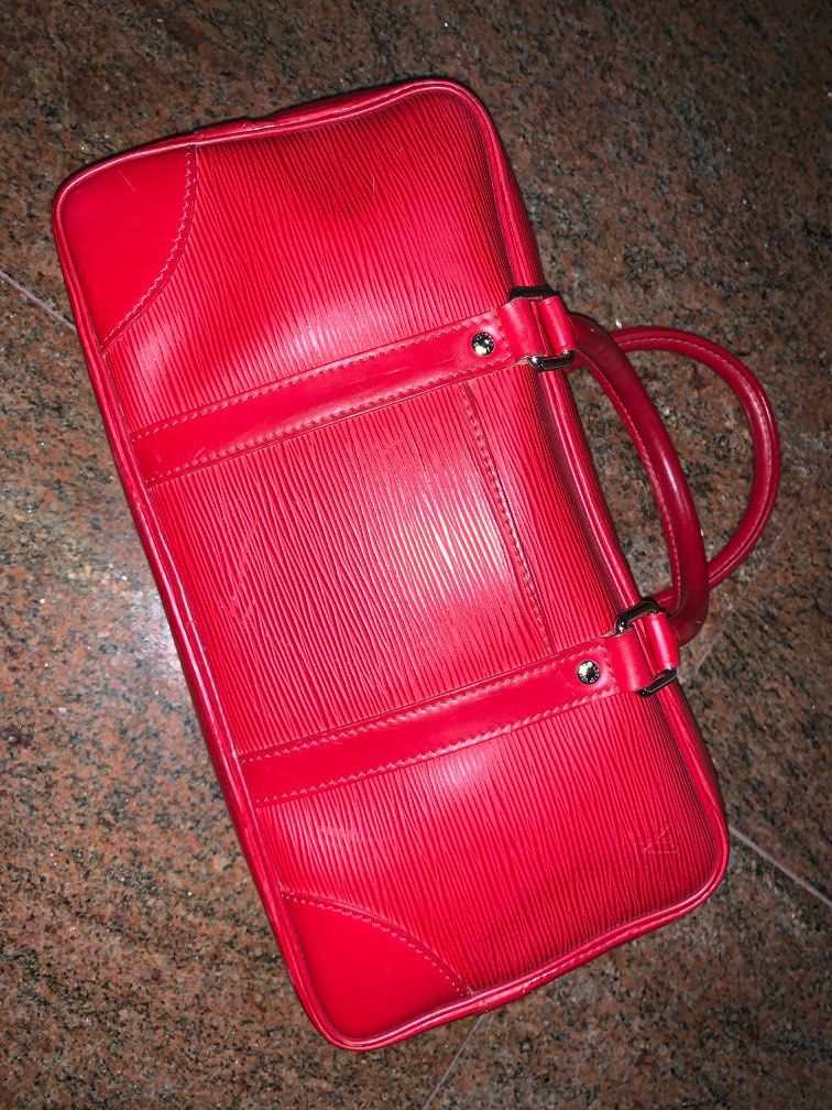 Louis Vuitton Bag Red Epi Leather