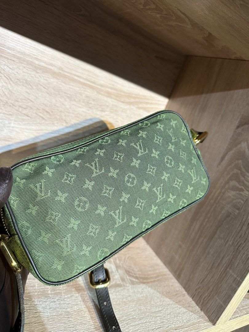 Louis Vuitton Khaki Green Monogram Mini Lin Juliette MM Crossbody