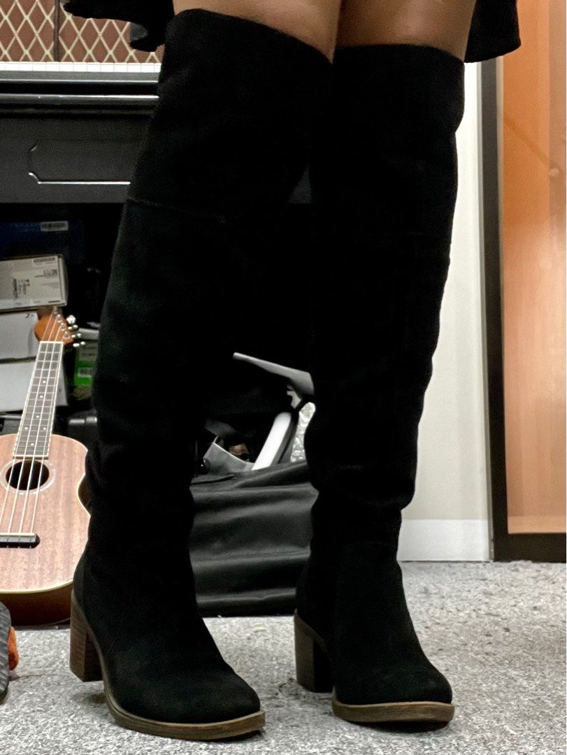 Lucky brand thigh high boots discount