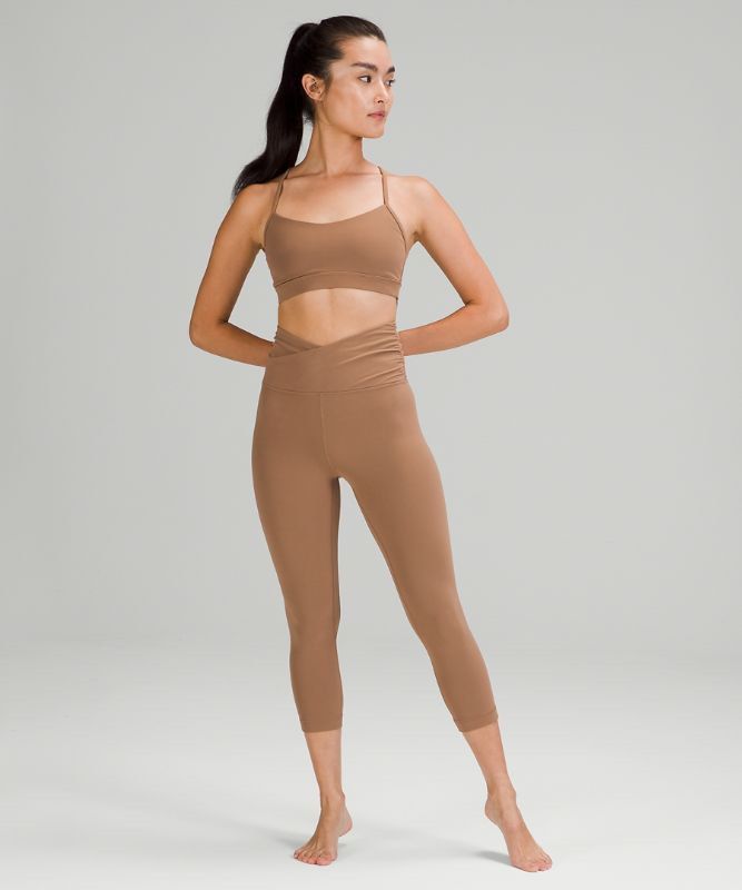 Lululemon cross waist align leggings cacao, Women's Fashion, Activewear on  Carousell