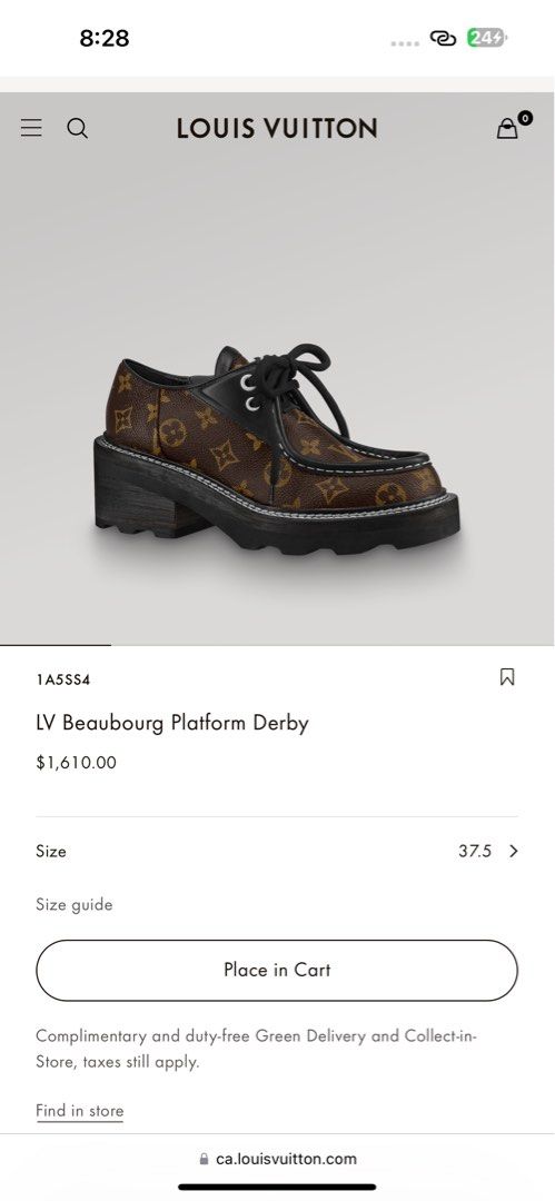 Lv Shoe Size Guide