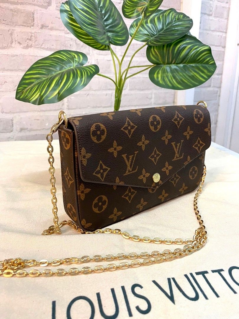 LV FELICITY MONOGRAM CROSSBODY BAG, Luxury, Bags & Wallets on