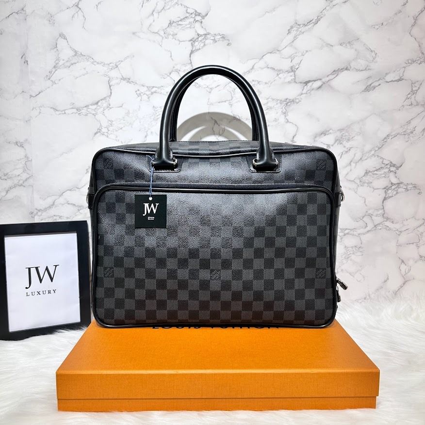 Louis Vuitton Business Bag Men, Luxury, Bags & Wallets on Carousell