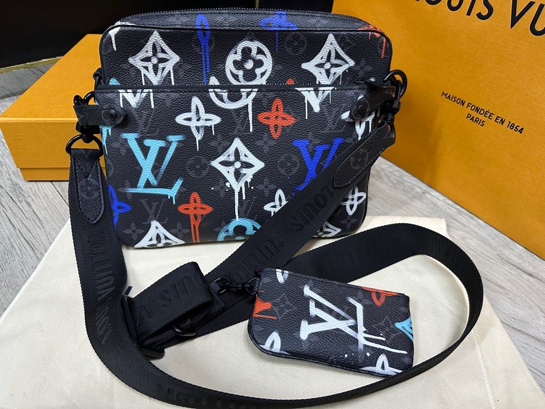 Louis Vuitton 'LV Graffiti Orange' Trio Messenger Bag – Showroom LA