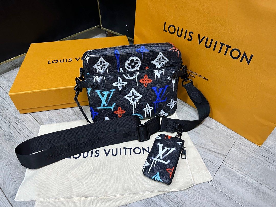 Louis Vuitton LV Trio Messenger Graffiti Orange Multiple colors