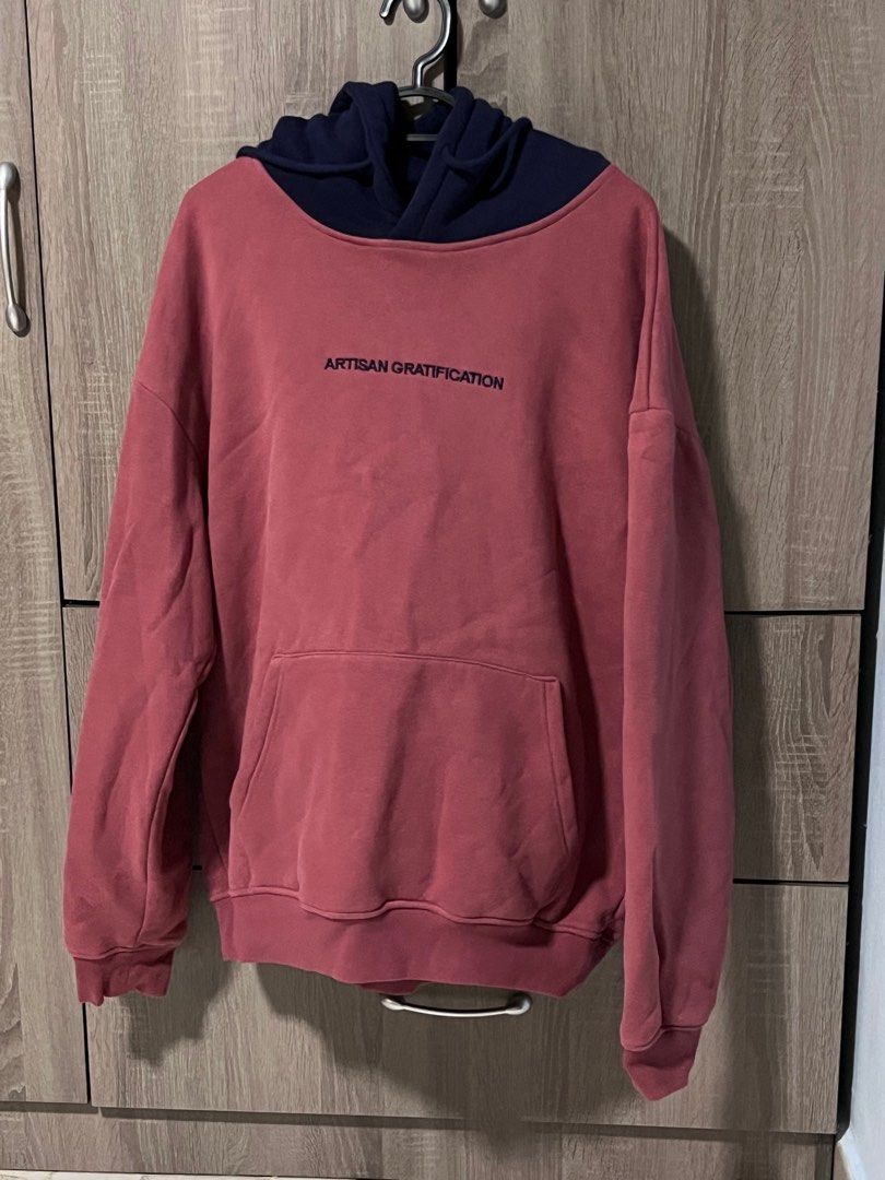 Maroon pink new arrivals hoodie