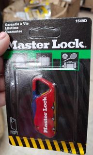 MasterLock Backpack, Luggage Combination padlock#1549D