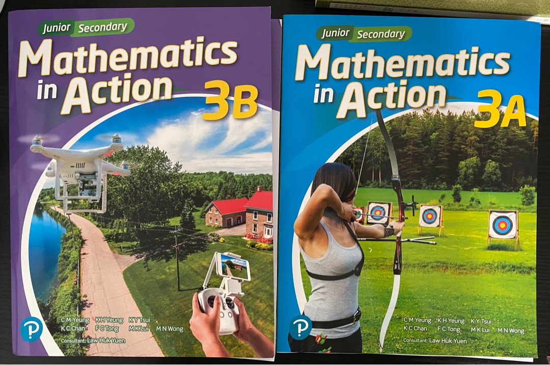 Mathematics in Action 3A 3B, 興趣及遊戲, 書本 & 文具, 教科書 - Carousell