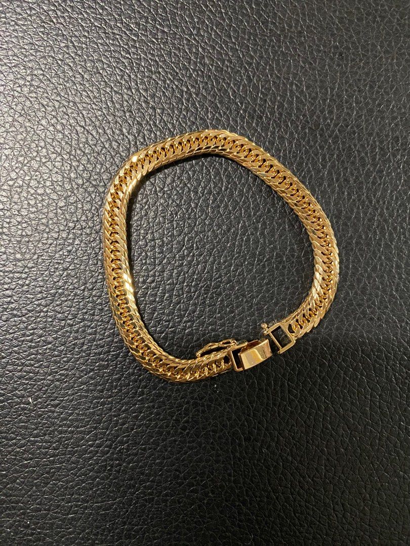 Mcut Bracelet K18 Japan Gold (7inches) on Carousell
