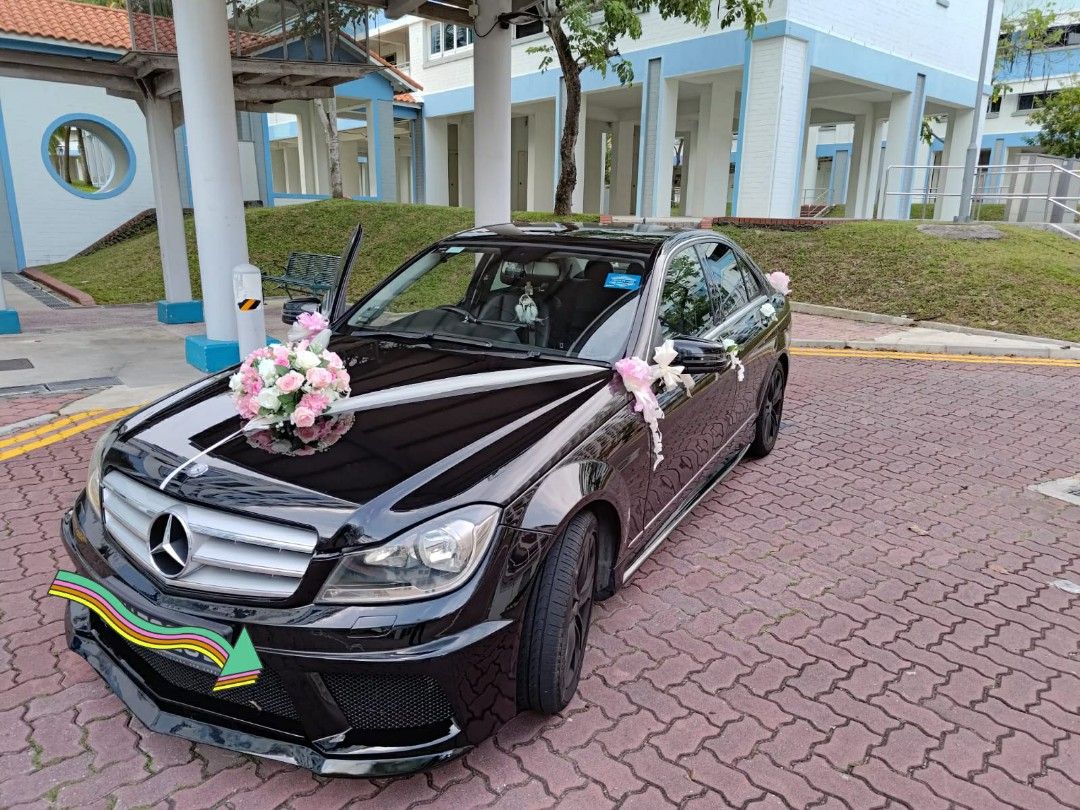 Mercedes Benz Wedding Car with Chauffeur, Cars, Car Rental on Carousell