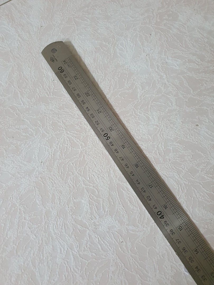 Metal Ruler 60cm, Hobbies & Toys, Stationery & Craft, Craft Supplies ...