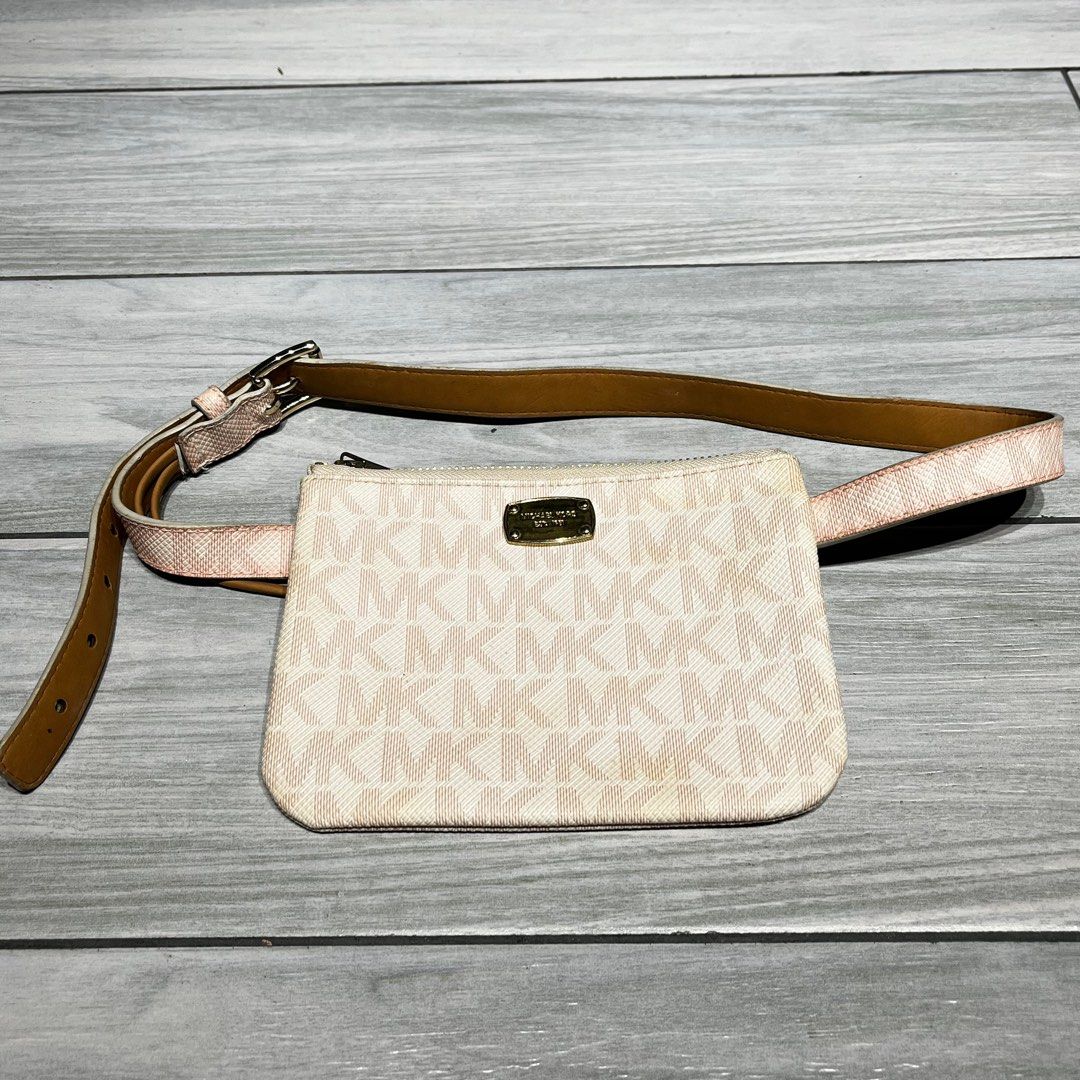 michael kors belt with pouch