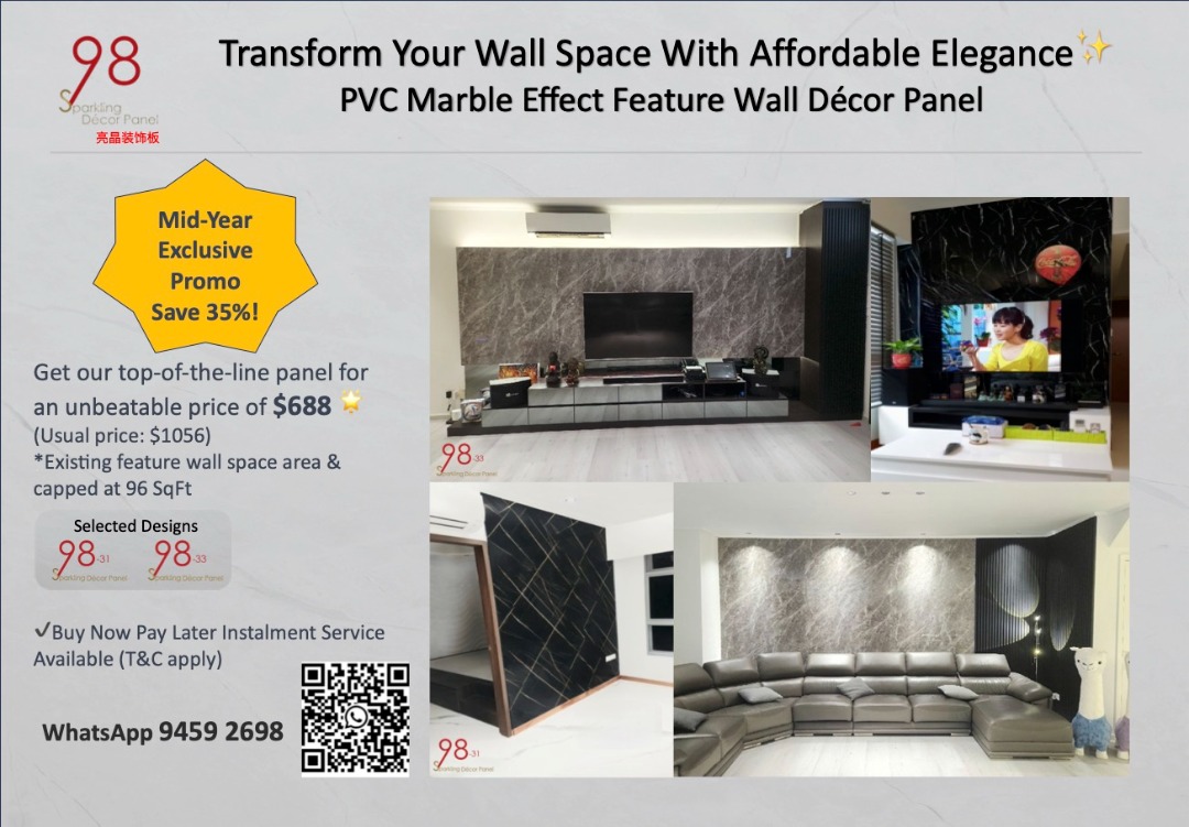 Mid-Year Feature Wall Promo Alert!, Furniture & Home Living, Home Decor ...