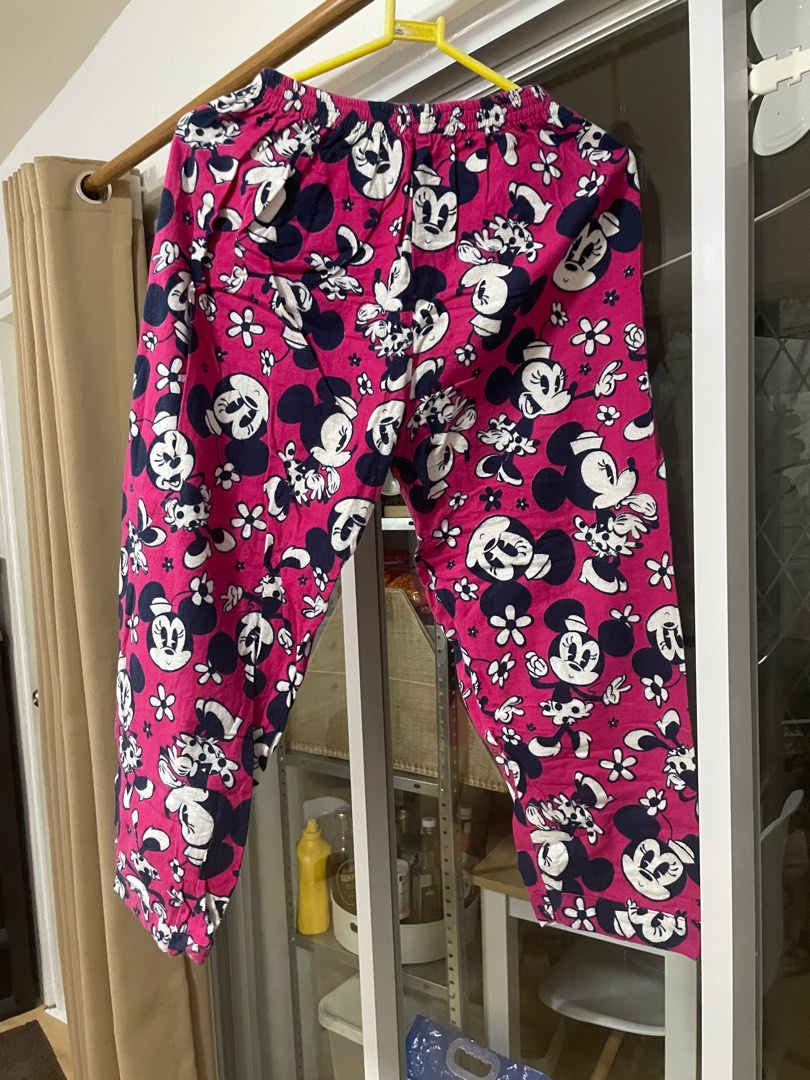 Disney Girl's Sleepwear Large Pajama Pants Minnie Mouse Steamboat Pink  Fleece | eBay