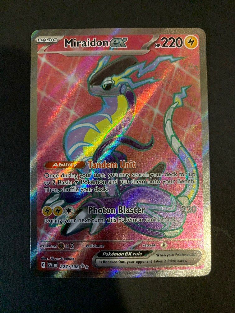 Miraidon ex full art, Hobbies & Toys, Toys & Games on Carousell